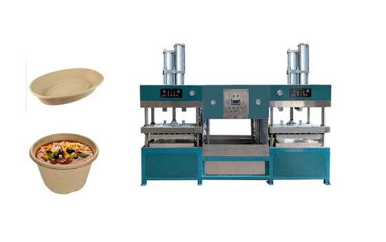 Tek Kullanımlık Fiber Bardak Kapağı Paket Servis Yemek Tepsisi Çorba Kasesi Makinesi