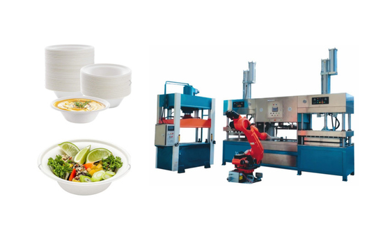 4000-6000 Pcs/Saat Kağıt Pulp Kalıplama Makineleri Virgin Pulp Hammaddesi için