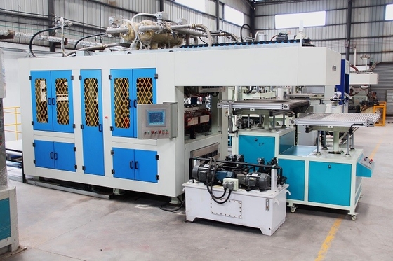 Yüksek performanslı Tam Otomatik Pulp Kalıplama Makinesi Üretimi Tek kullanımlık masa eşyaları için