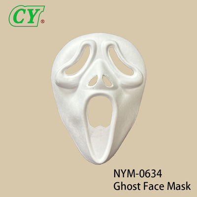 Çevreye Dostu Biyodegradable Pulp Molded Billet Mask Drawable Spraying Halloween kutlaması için işlenmiş
