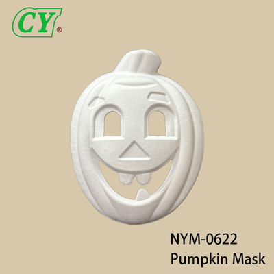 Çevreye Dostu Biyodegradable Pulp Molded Billet Mask Drawable Spraying Halloween kutlaması için işlenmiş