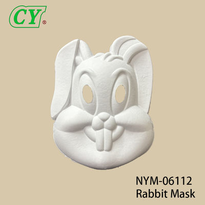 Çevre dostu Biyodegradable Pulp Molded Animal Mask Custom Drawable & Sprayable Halloween kutlamaları için