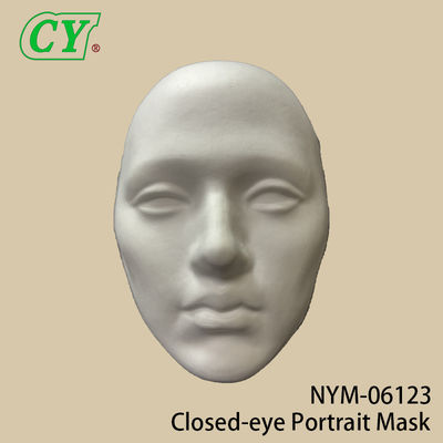 Beyaz Kendin Yap Tam Yüz Maskeleri Parti Yüz Maskeleri Hamur Malzemesi Boyanabilir Kağıt Maske Cadılar Bayramı İçin