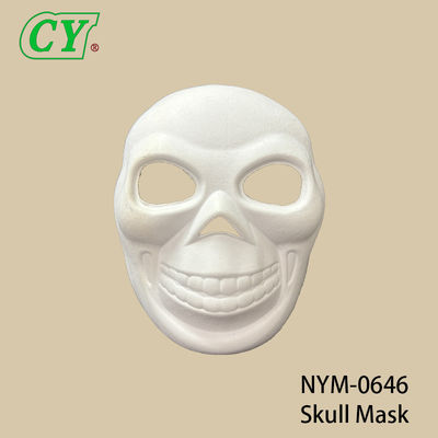 Çevreye Dostu Biyodegradable Pulp Molded Billet Mask Drawable Spraying Halloween kutlaması için işlenmiş